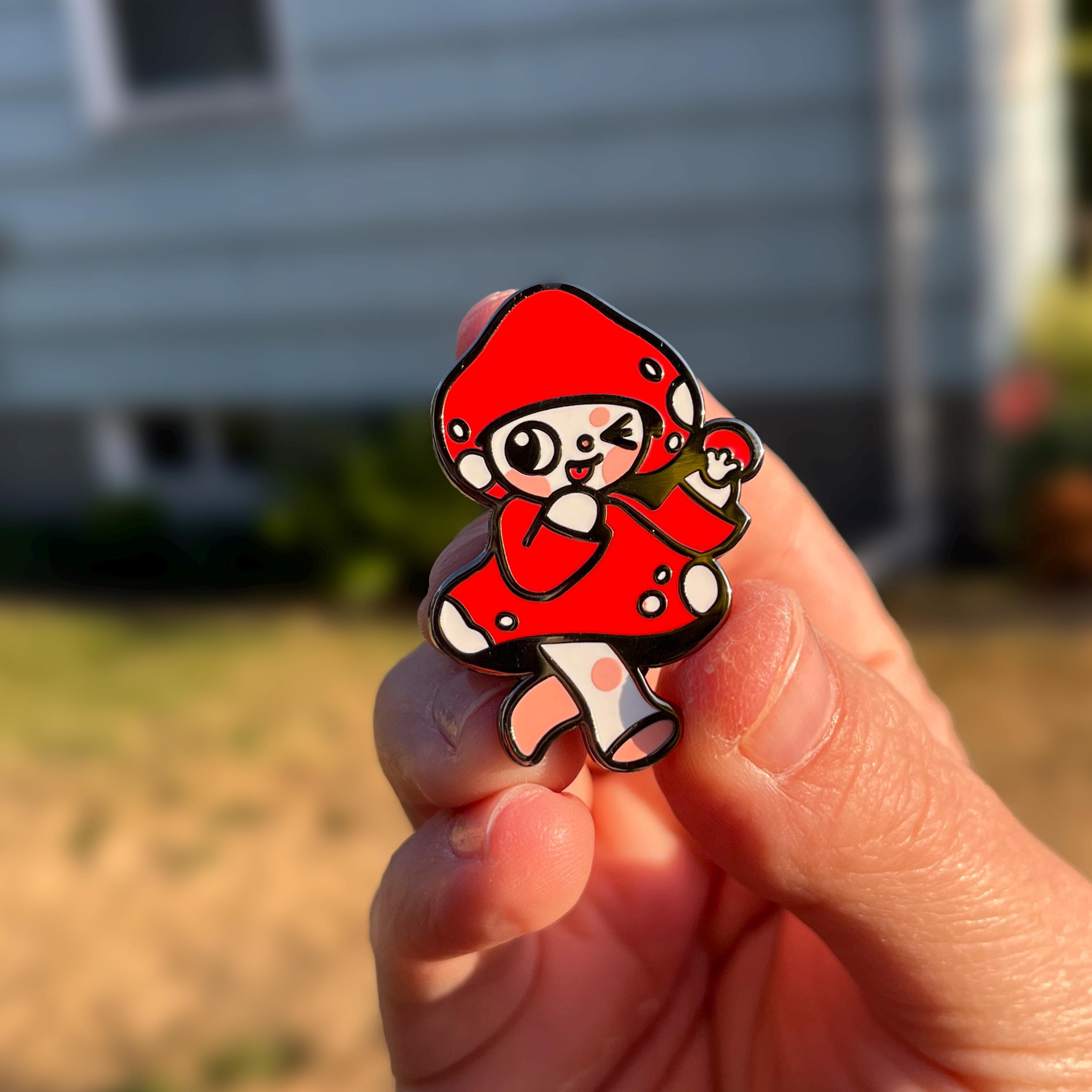 Mush Gnome Enamel Pin
