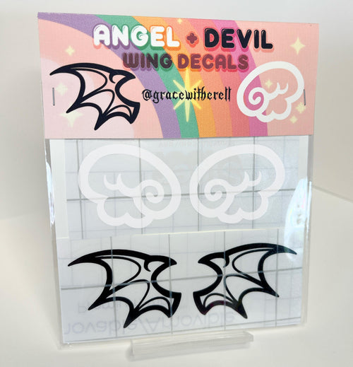 Angel and Devil Wing Mini Decals