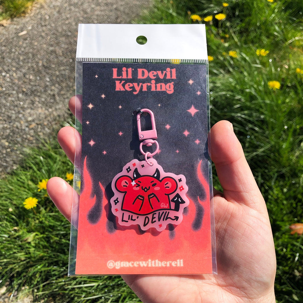 Lil' Devil Keyring