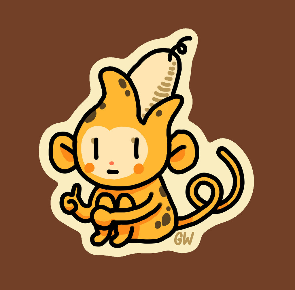 Ukiki Sticker