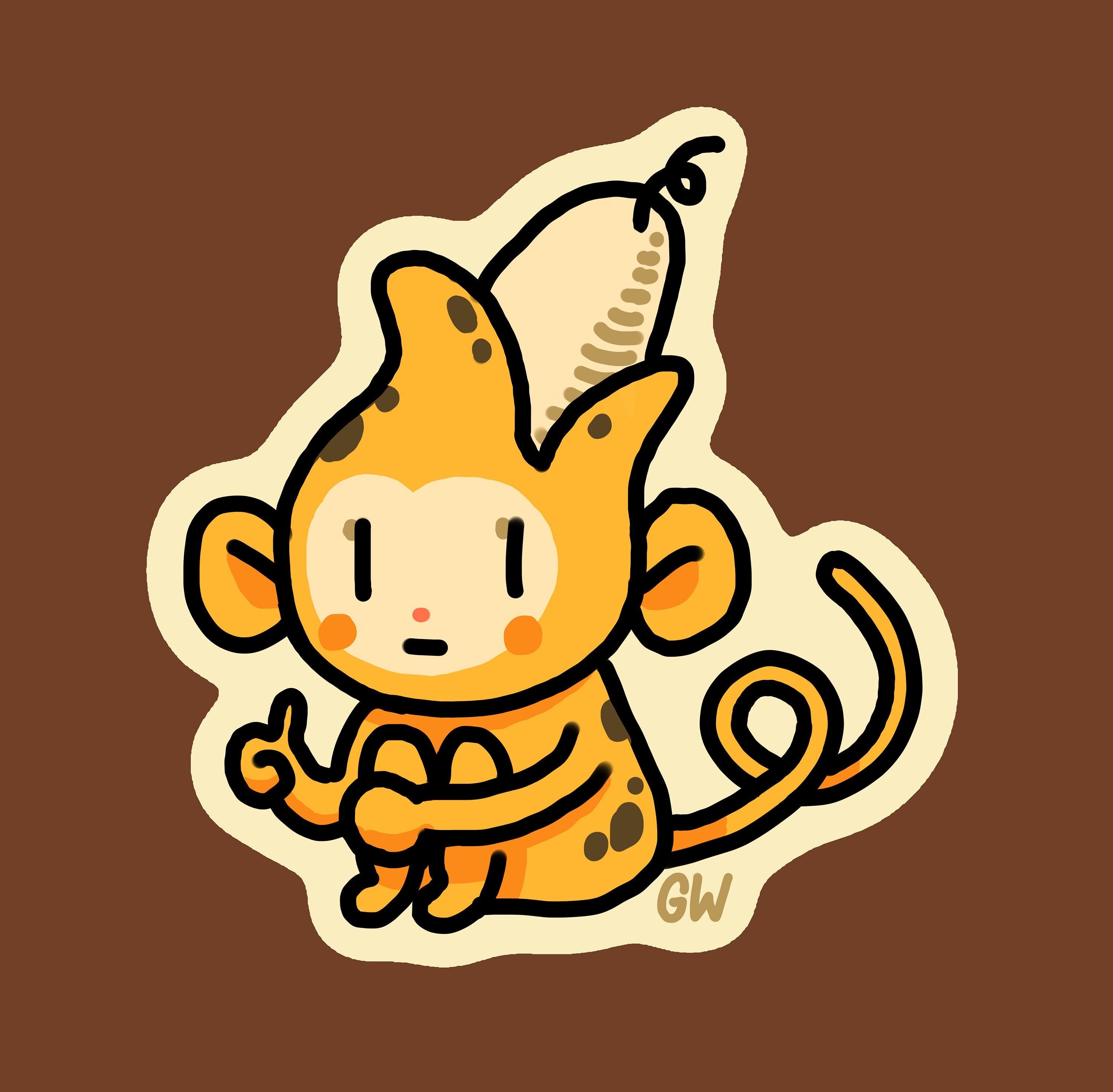 Ukiki Sticker