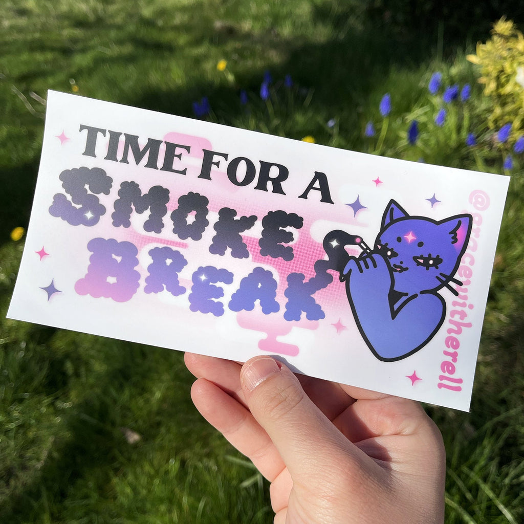 Smoke Break Bumper Sticker