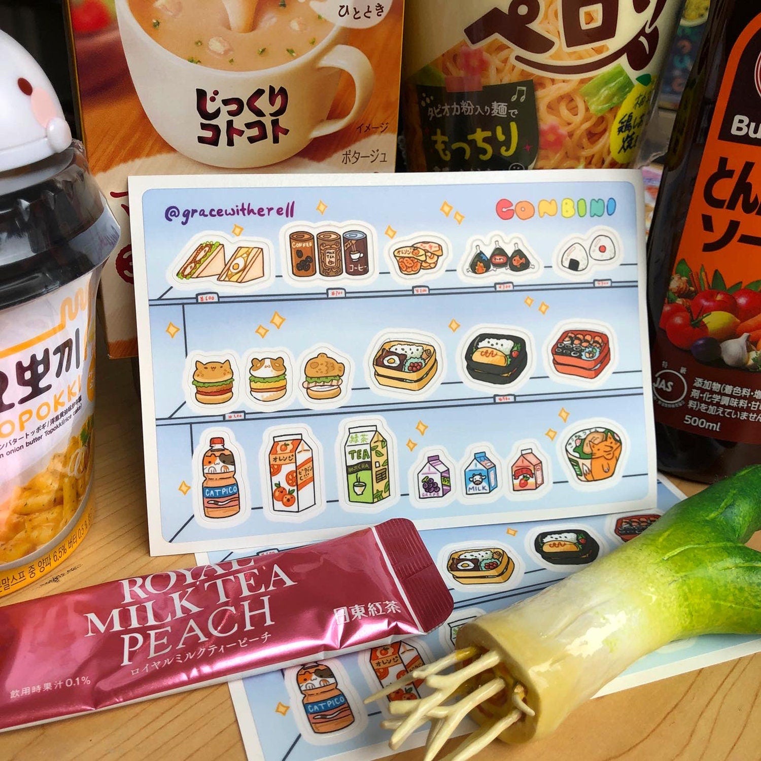 Conbini Sticker Sheet