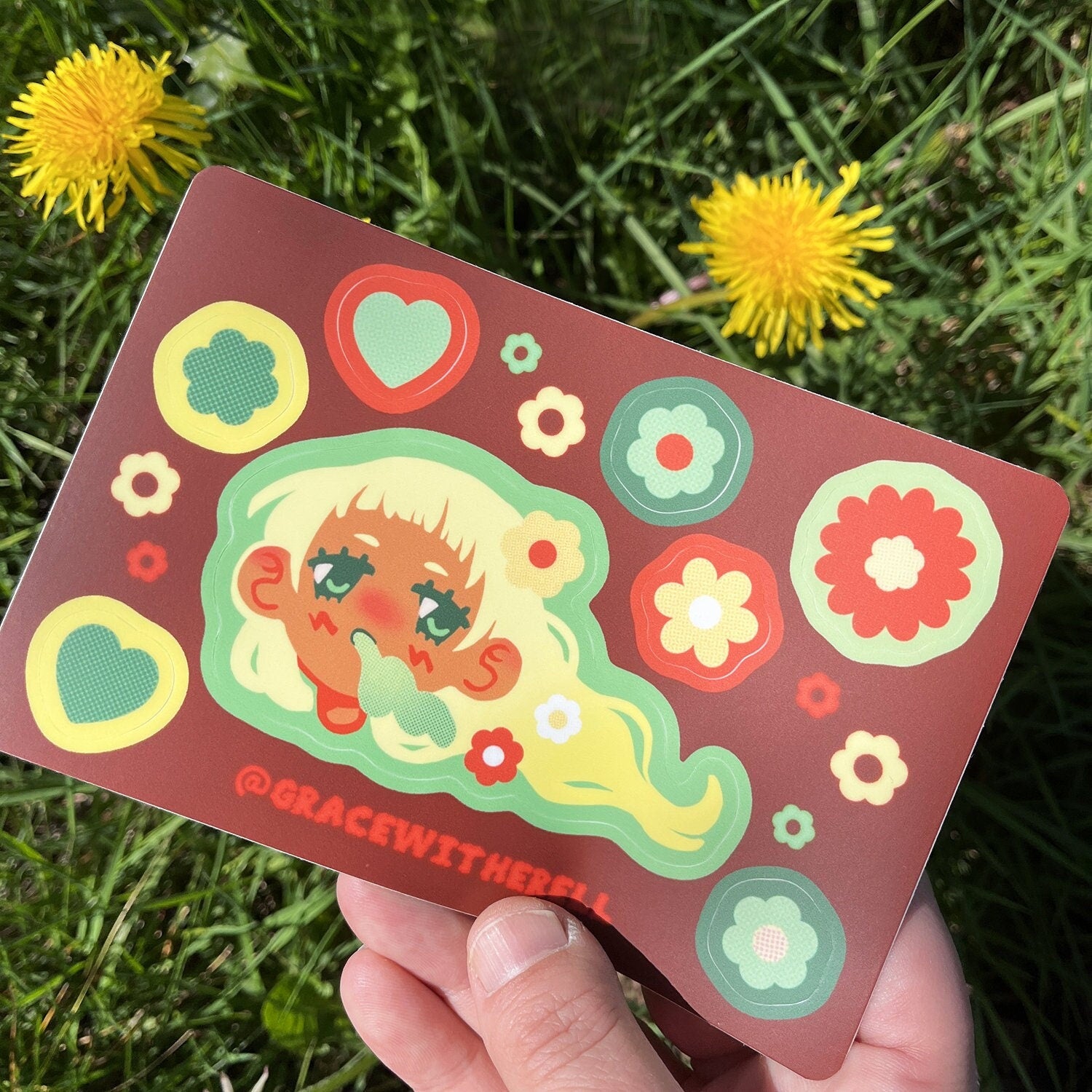 Summer Flower Sticker Sheet