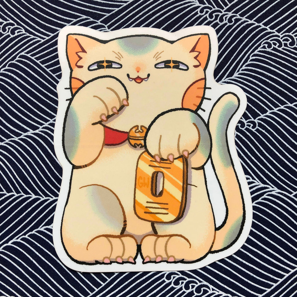 Lucky Cat Sticker