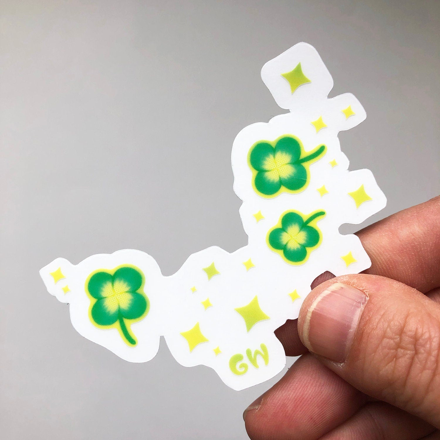 Clear Clover Decora Sticker