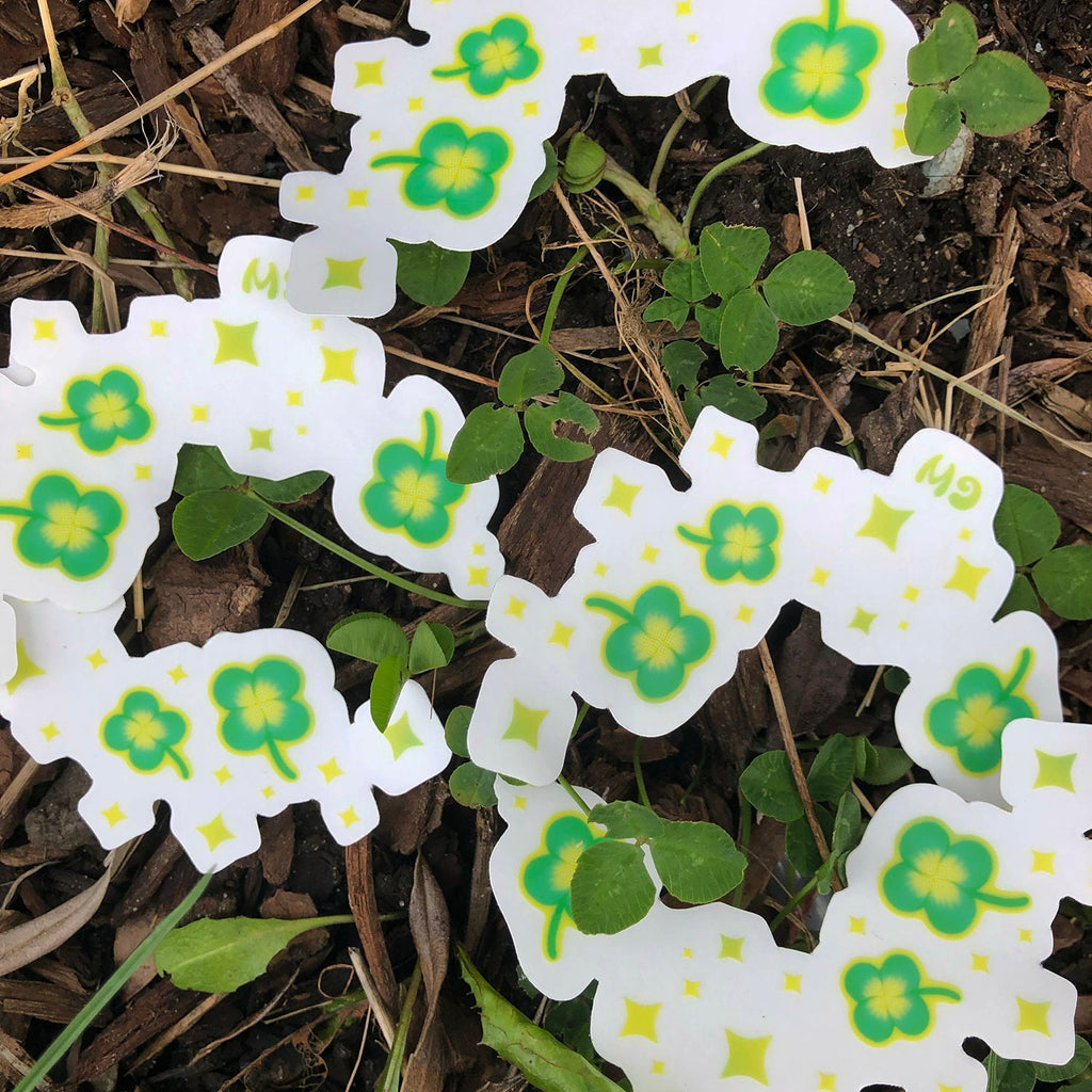 Clear Clover Decora Sticker