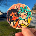 Girlfriends Sticker and Button