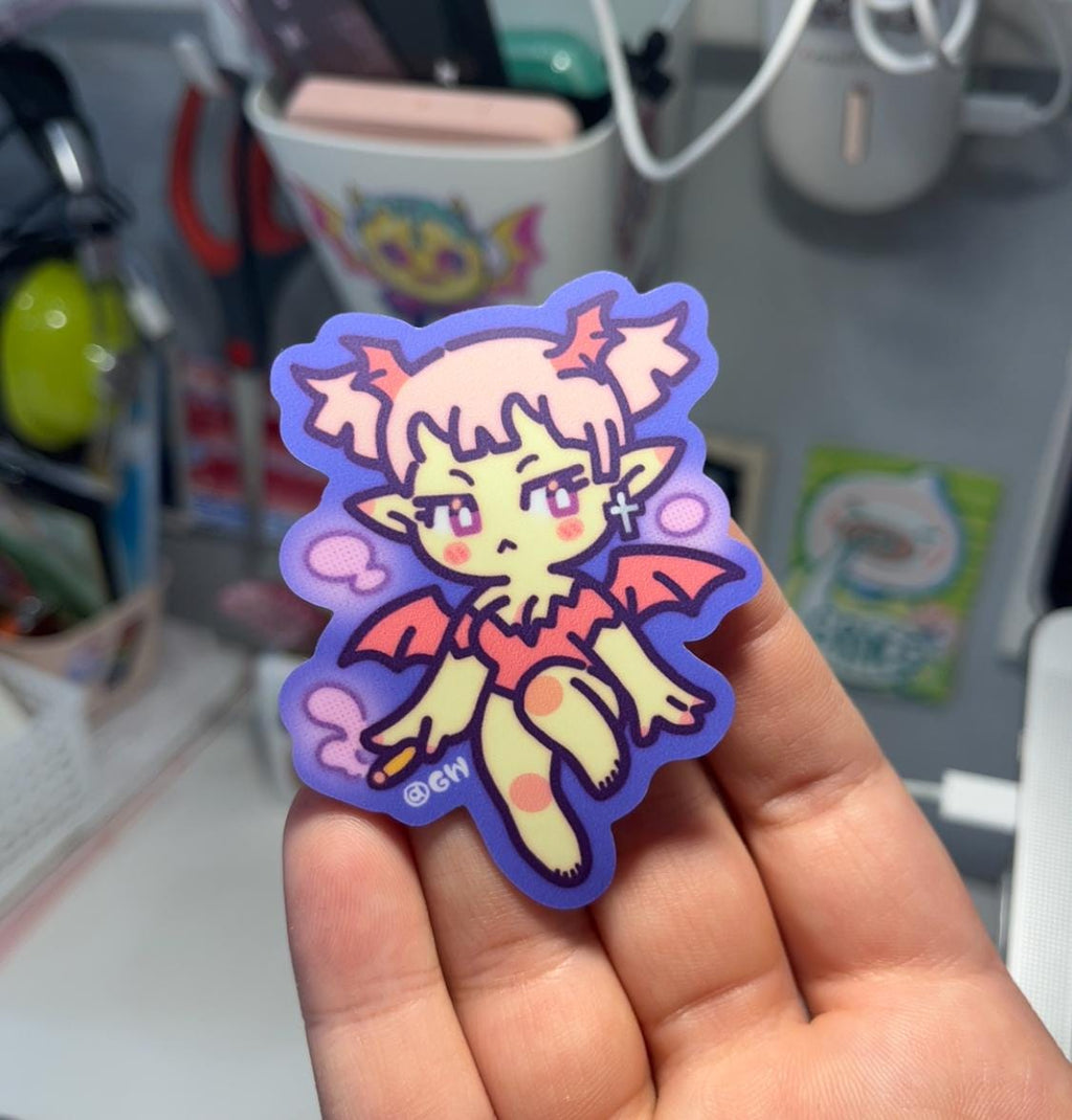 Angel+Devil Girl Stickers
