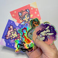 Angel and Demon Girl Sticker Pack