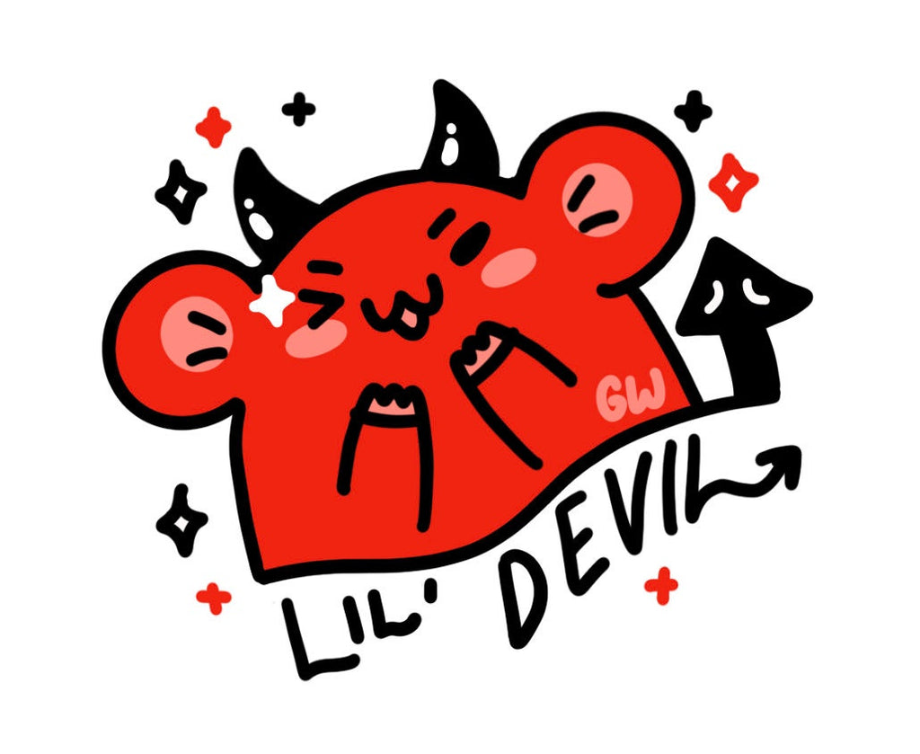 Lil' Devil Keyring