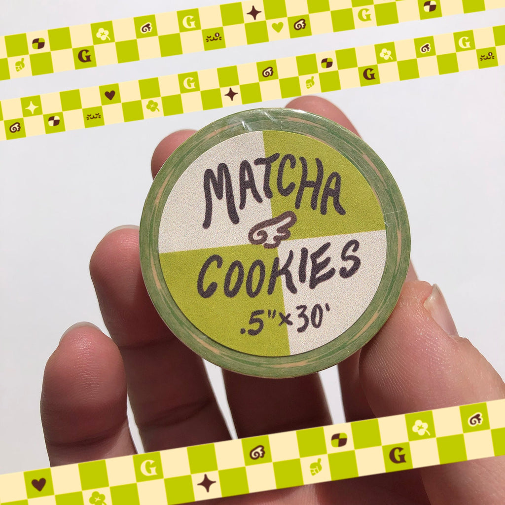 Matcha Cookies Washi Tape