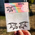 Angel and Devil Wing Mini Decals