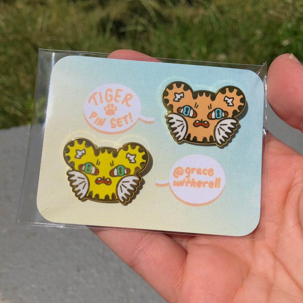 Tiger Enamel Pin