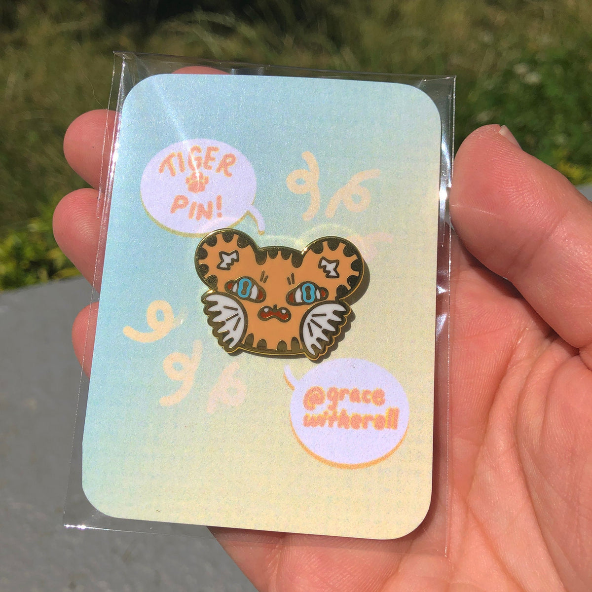 Tiger Enamel Pin