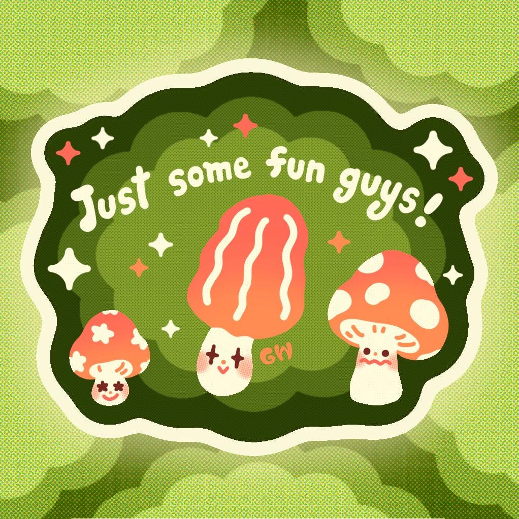 Fun Guys Sticker