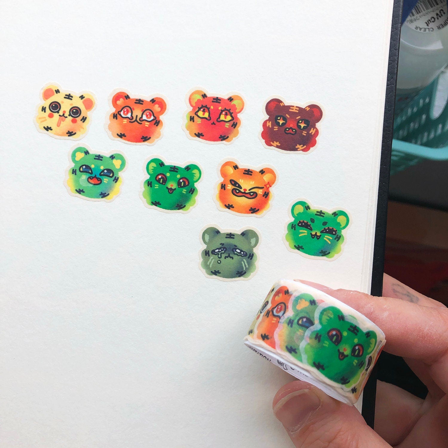 Tiger Flake Washi