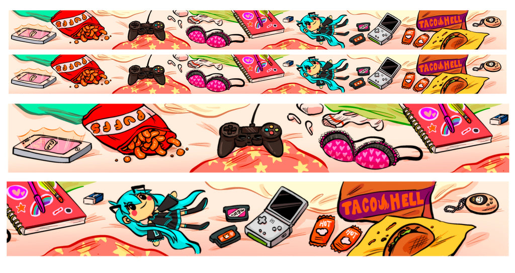 Gam3r Girl Washi Tape