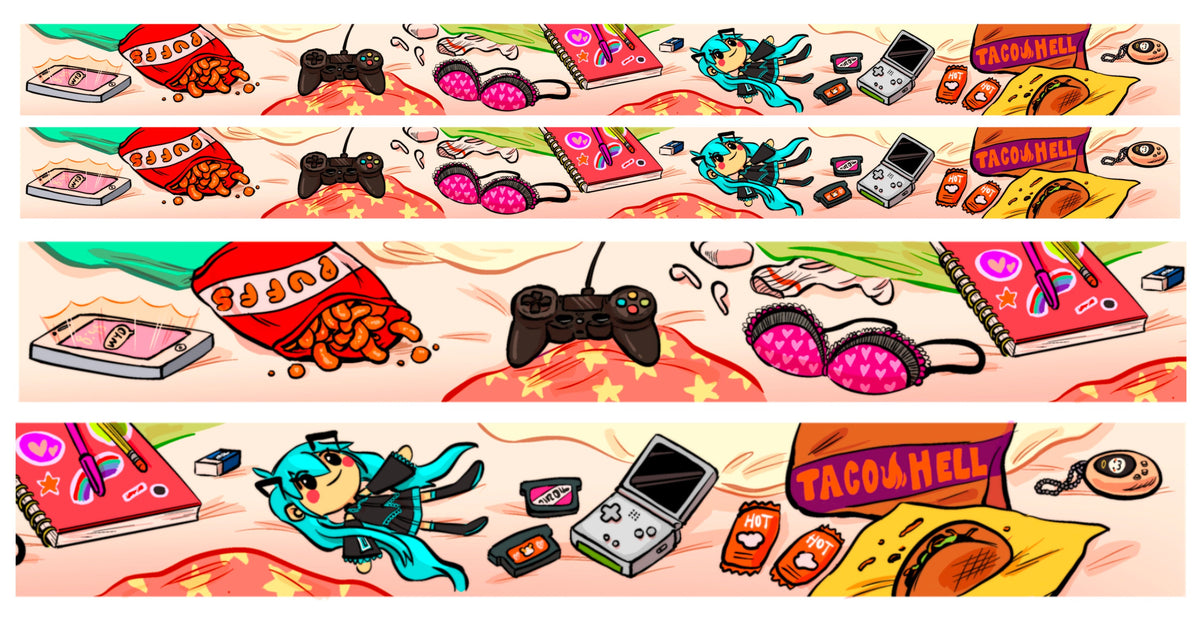 Gam3r Girl Washi Tape