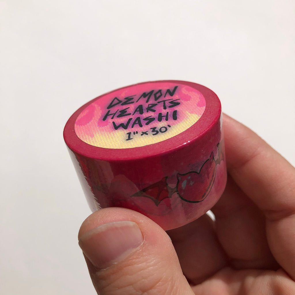 Demon Hearts Washi Tape