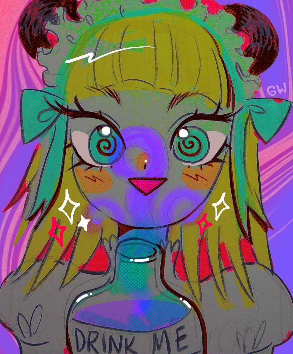 Tasty Tonic Glitter Sticker