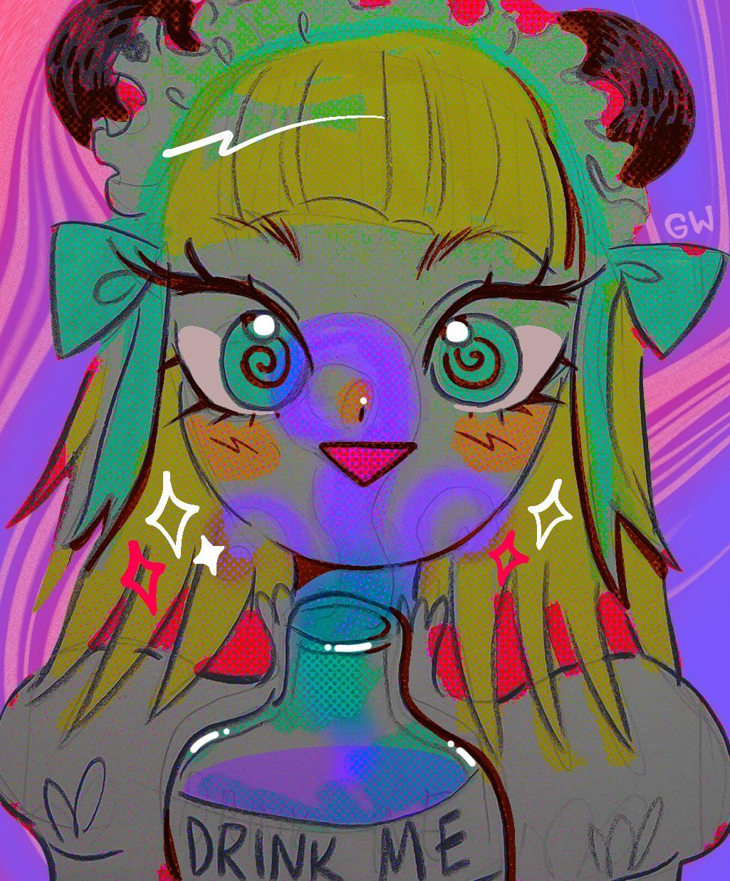 Tasty Tonic Glitter Sticker