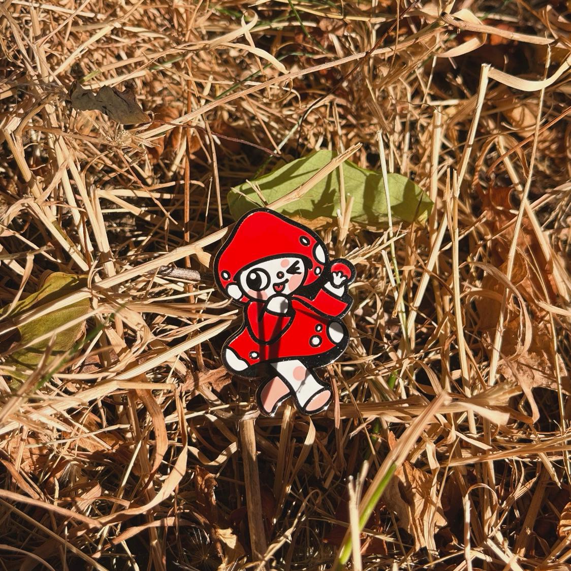 Mush Gnome Enamel Pin