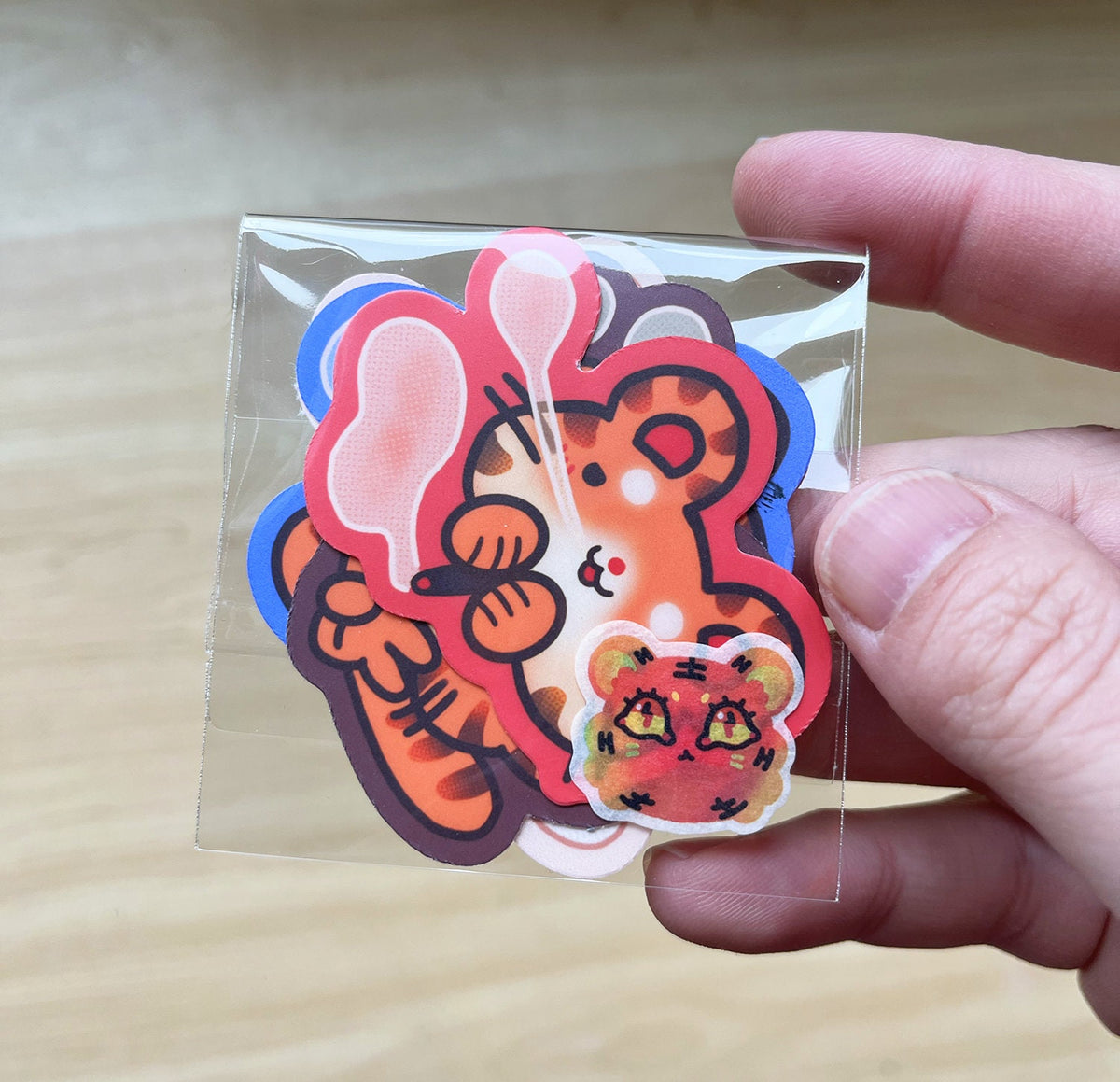 Toking Tiger Sticker Pack