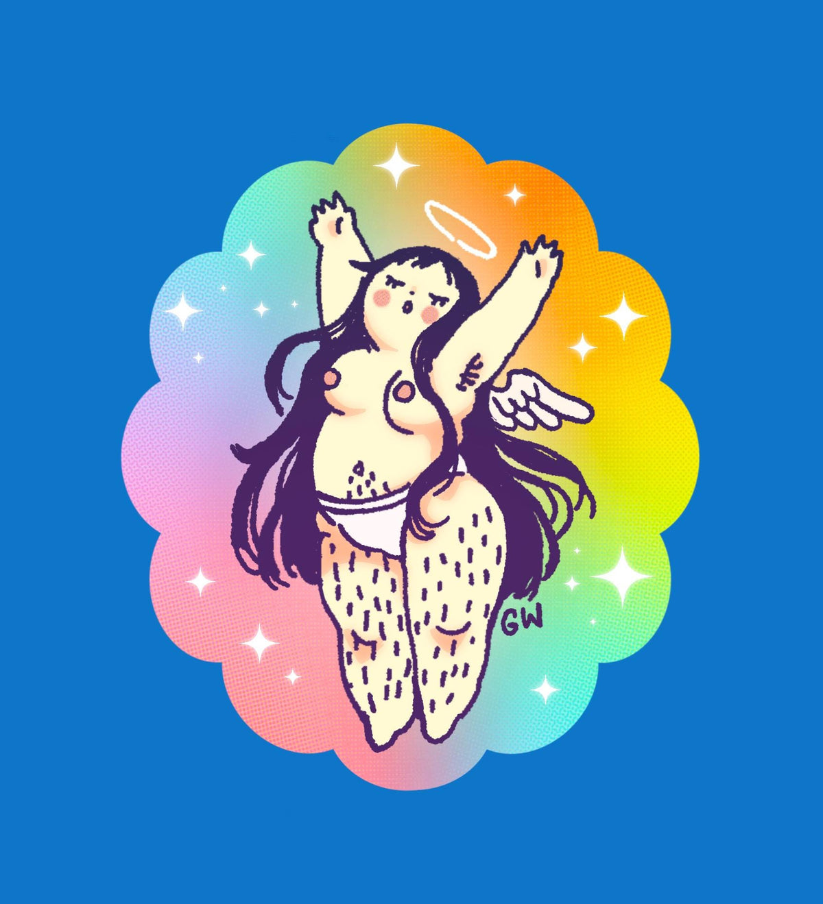 Chubby Angel Magnet