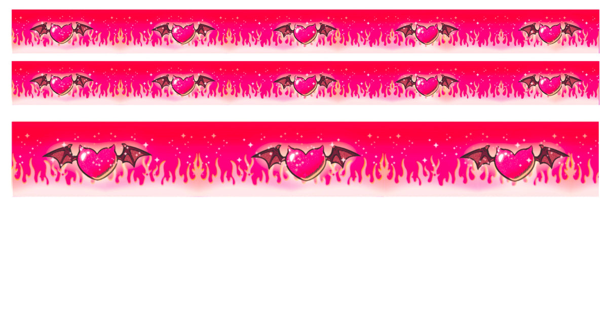 Demon Hearts Washi Tape