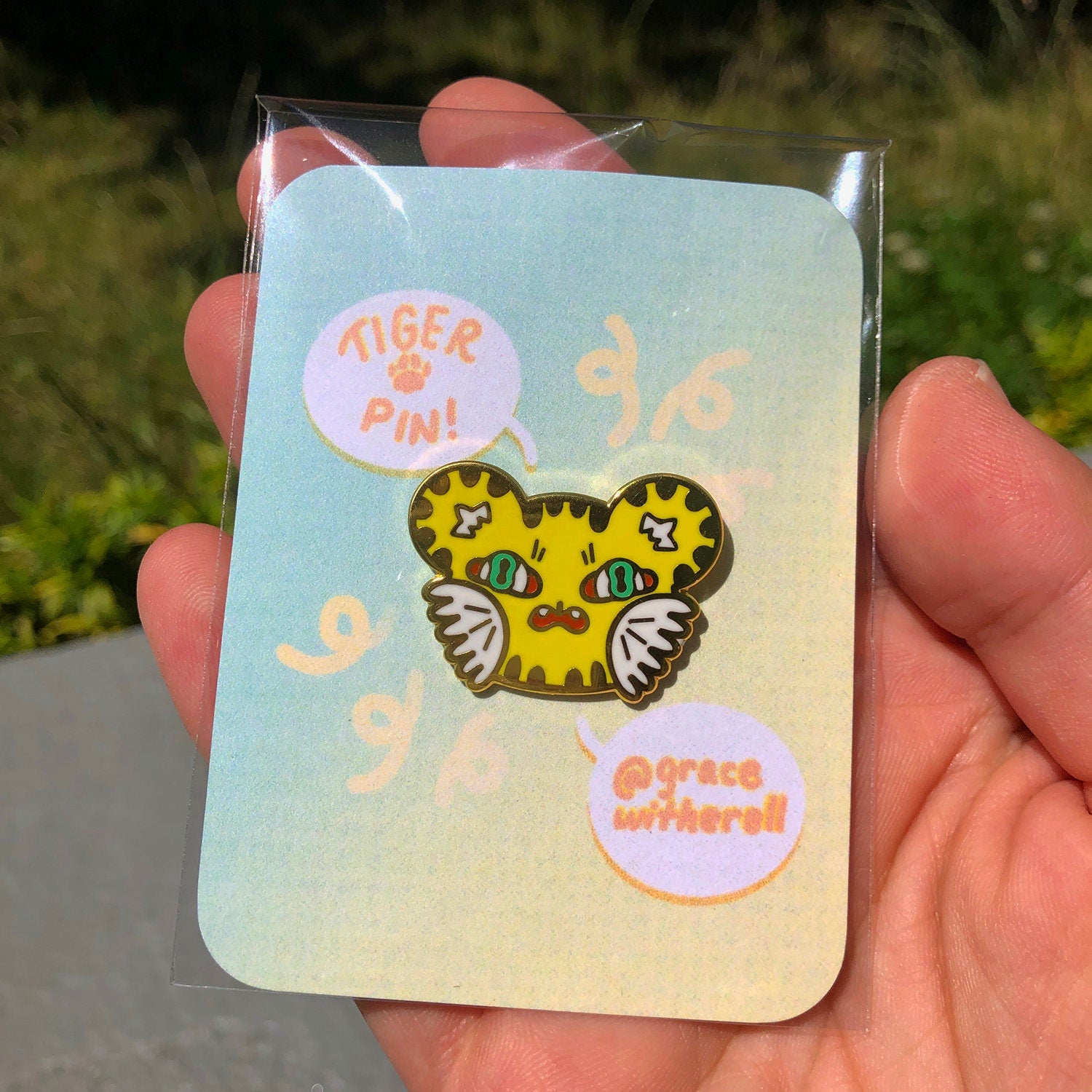Tiger Enamel Pin