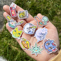 Cat Smoke Flake Sticker Pack