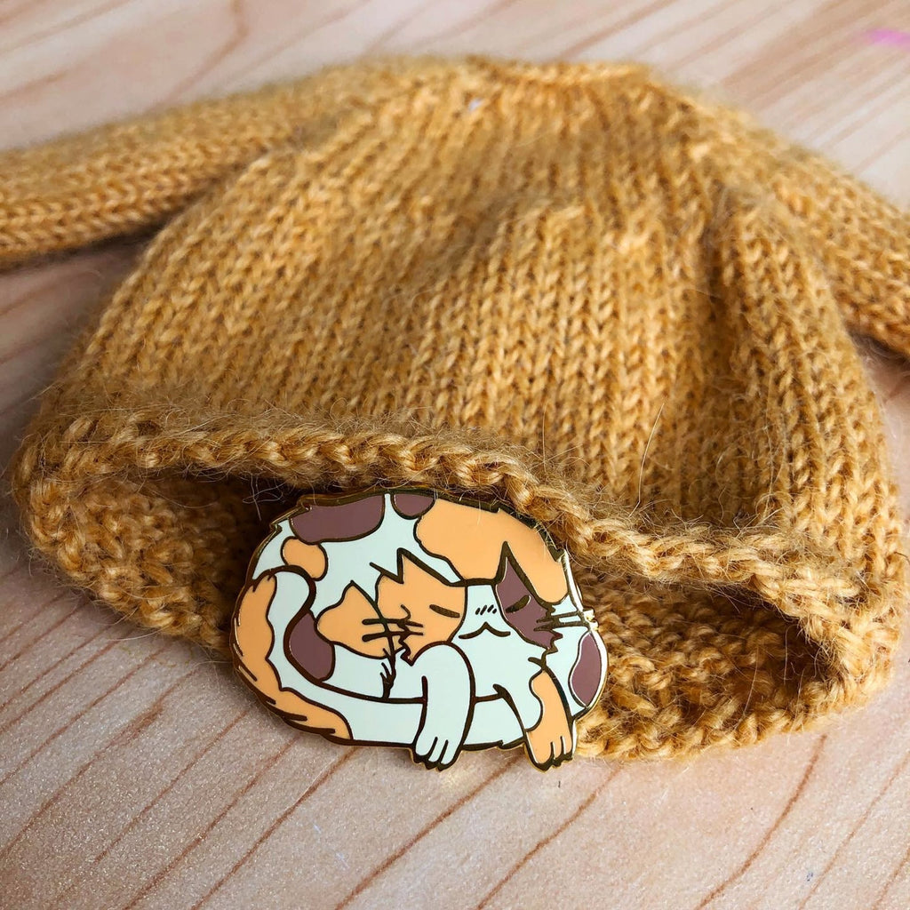 Calico Cat Enamel Pin