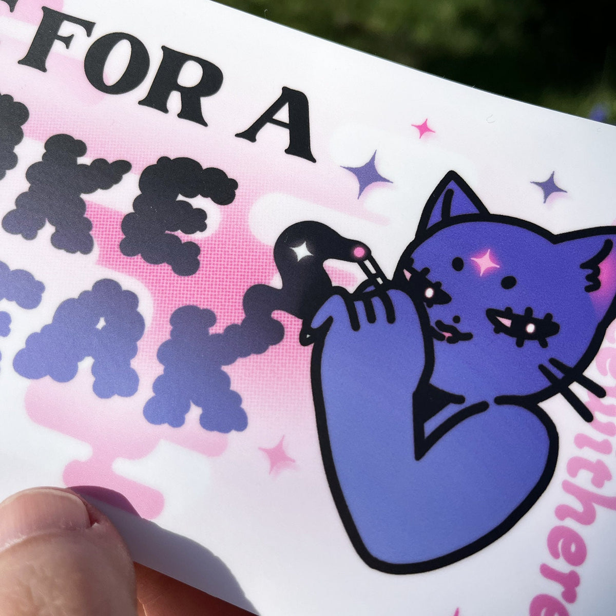 Smoke Break Bumper Sticker