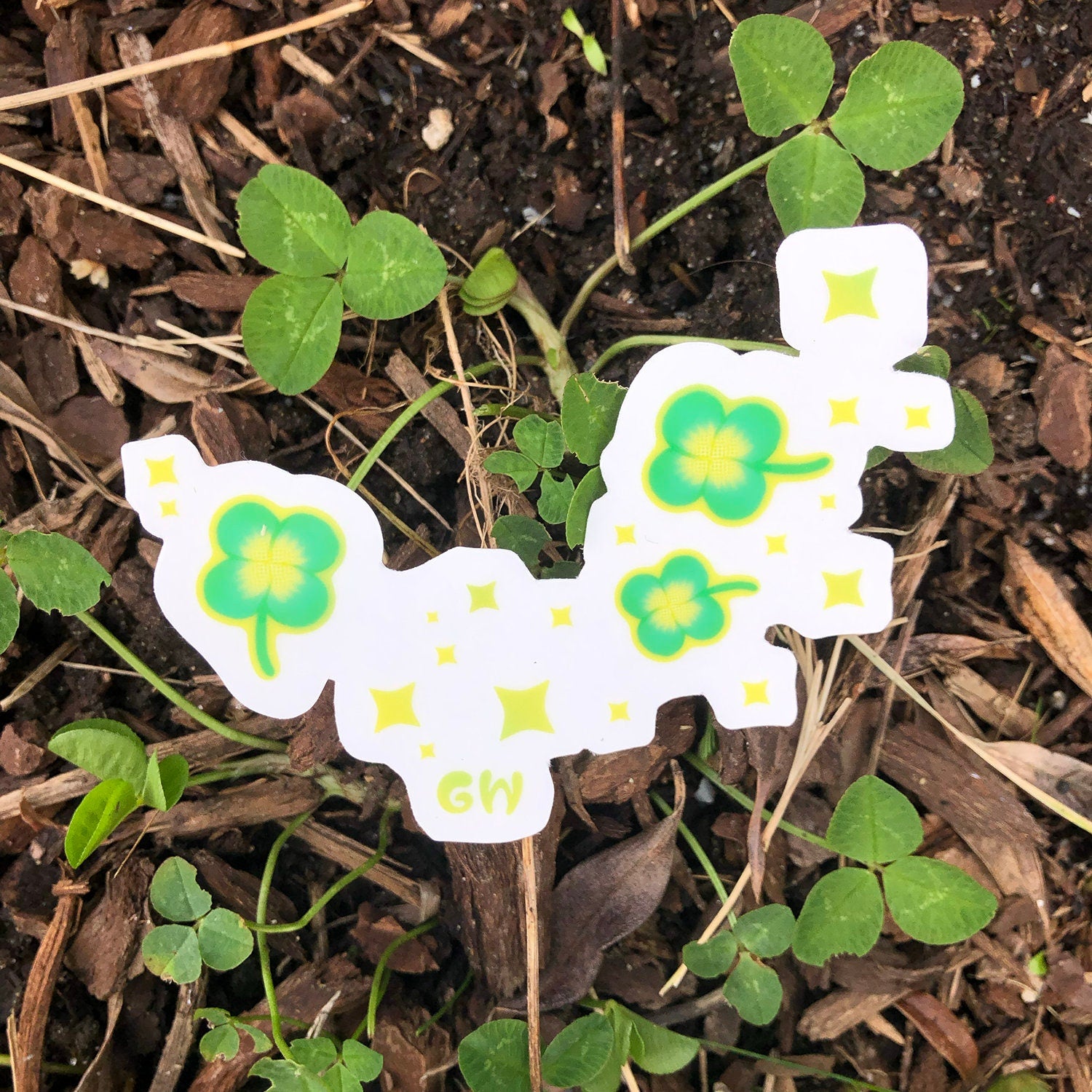 Clear Clover Decora Sticker