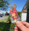 Glitter Angel Sticker