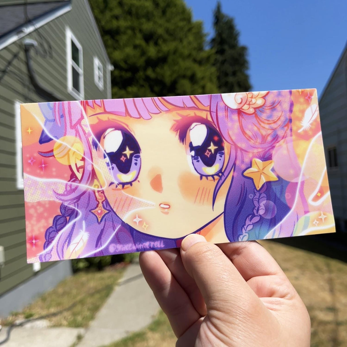 Anime Toke Girl Bumper Sticker