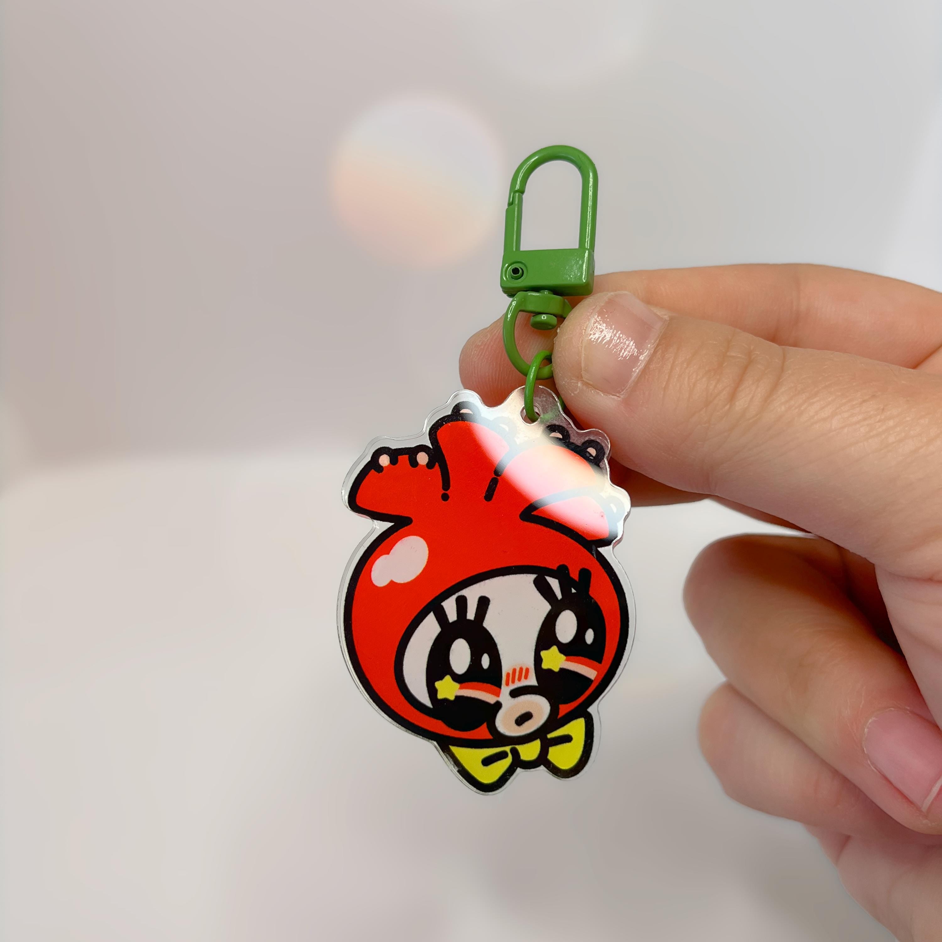 Octogirl Enamel Pin+Keychain Bundle