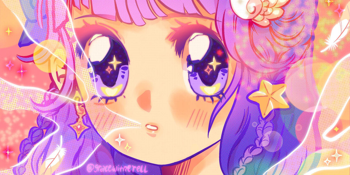 Anime Toke Girl Bumper Sticker