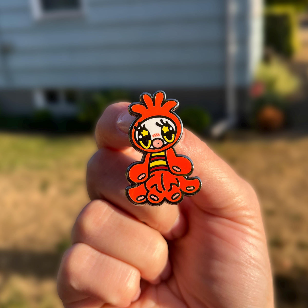 Octogirl Enamel Pin+Keychain Bundle
