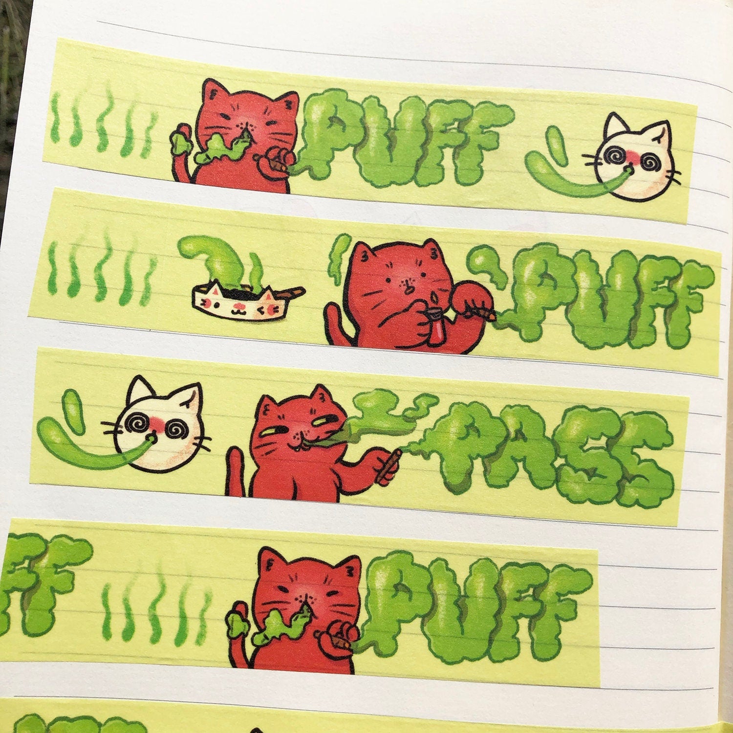 Puff Puff Pass Washi Tape 2.0