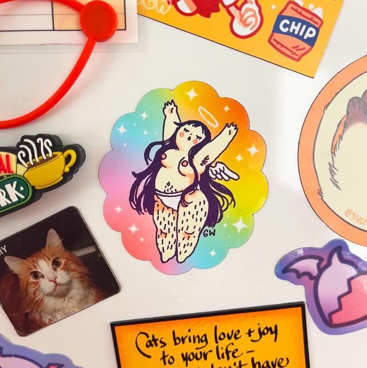 Chubby Angel Magnet