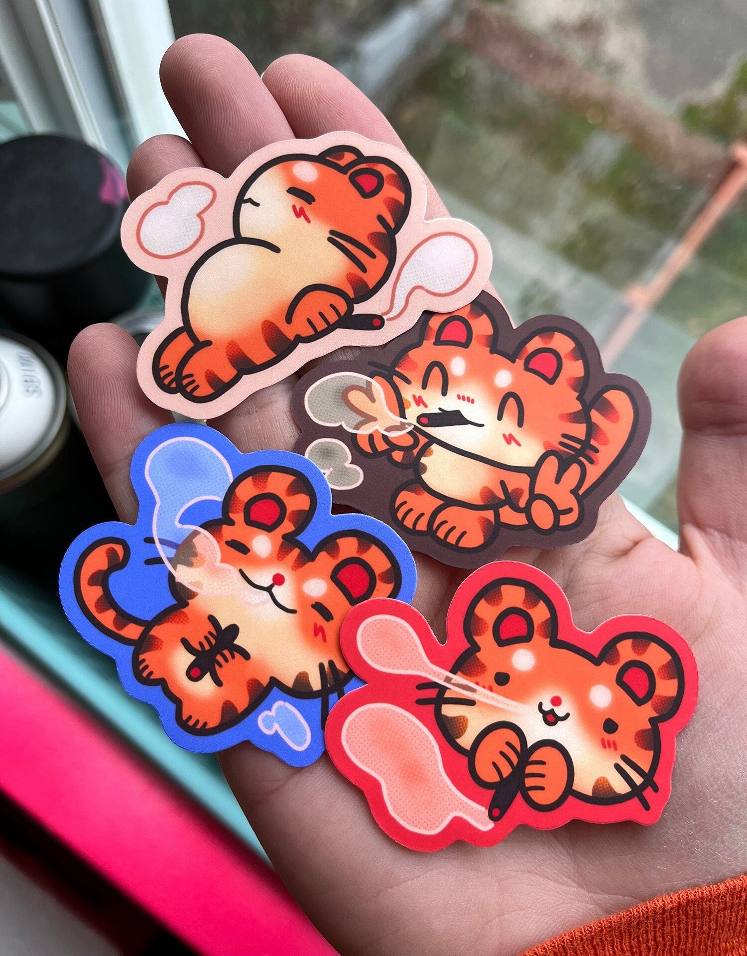 Toking Tiger Sticker Pack