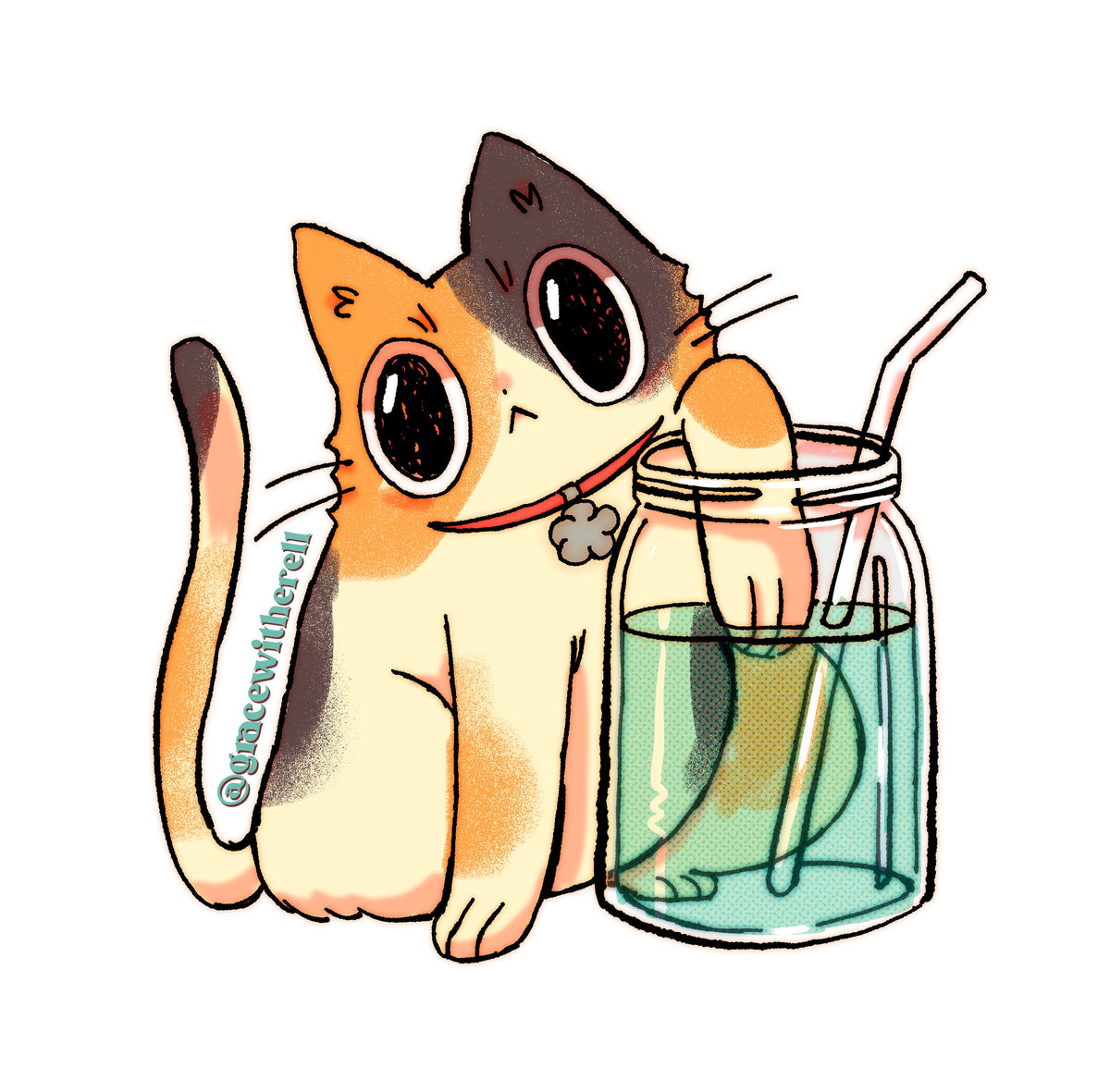 Water Tester Sticker