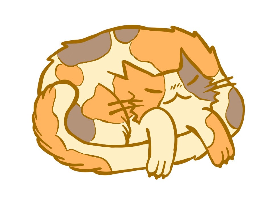 Calico Cat Enamel Pin