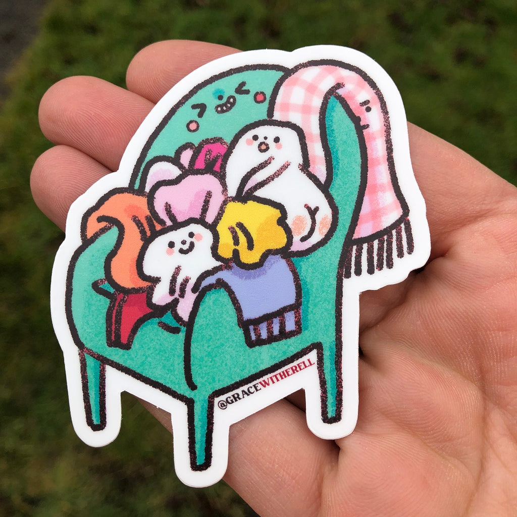 Laundry Chair Sticker