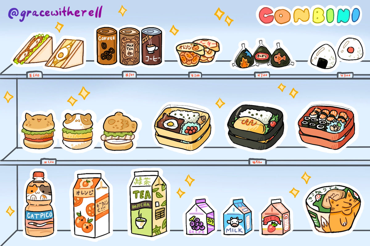 Conbini Sticker Sheet