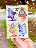 Fairies and Fungi Sticker Sheet