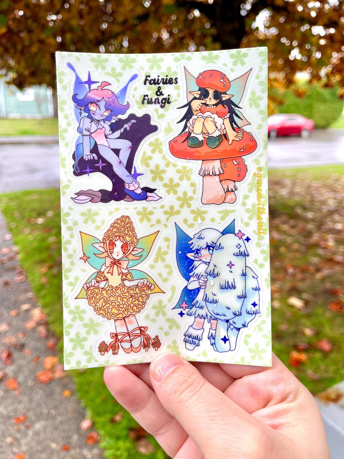 Fairies and Fungi Sticker Sheet