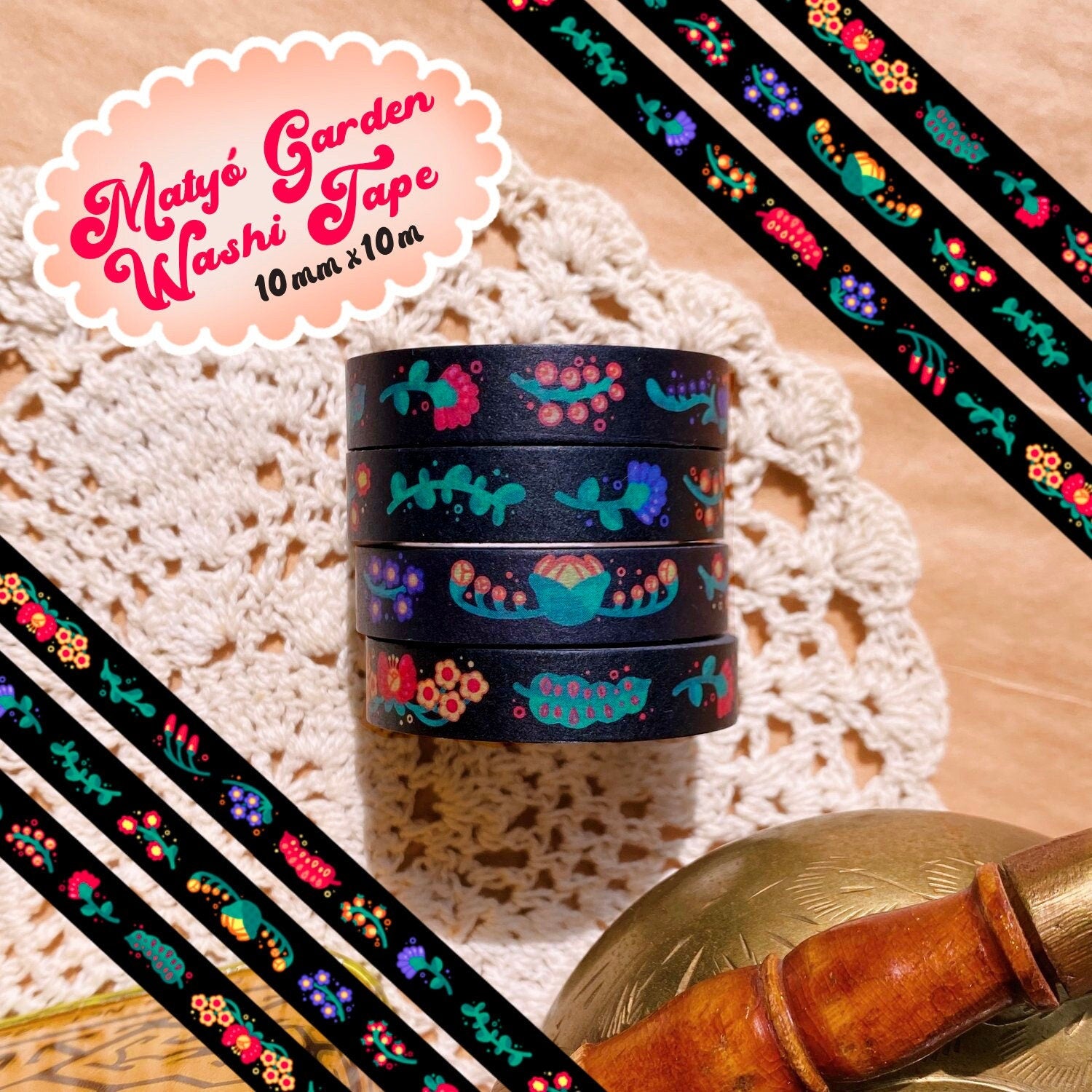 Matyó Garden Washi Tape